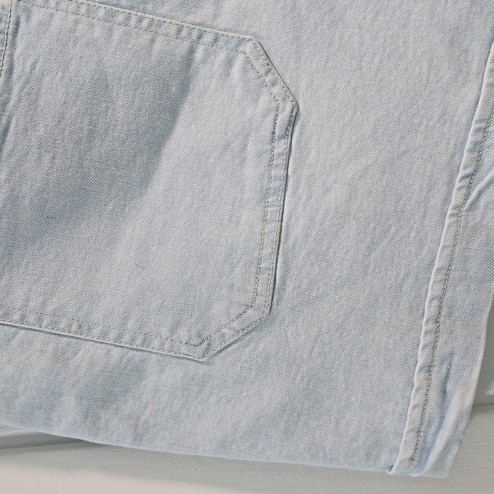 Kensie Jeans 14/32 High Rise Short Light Blue - Picture 7 of 9